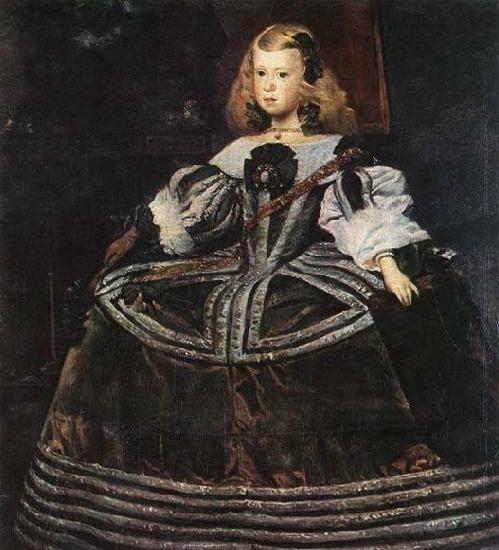 VELAZQUEZ, Diego Rodriguez de Silva y Portrait of the Infanta Margarita France oil painting art
